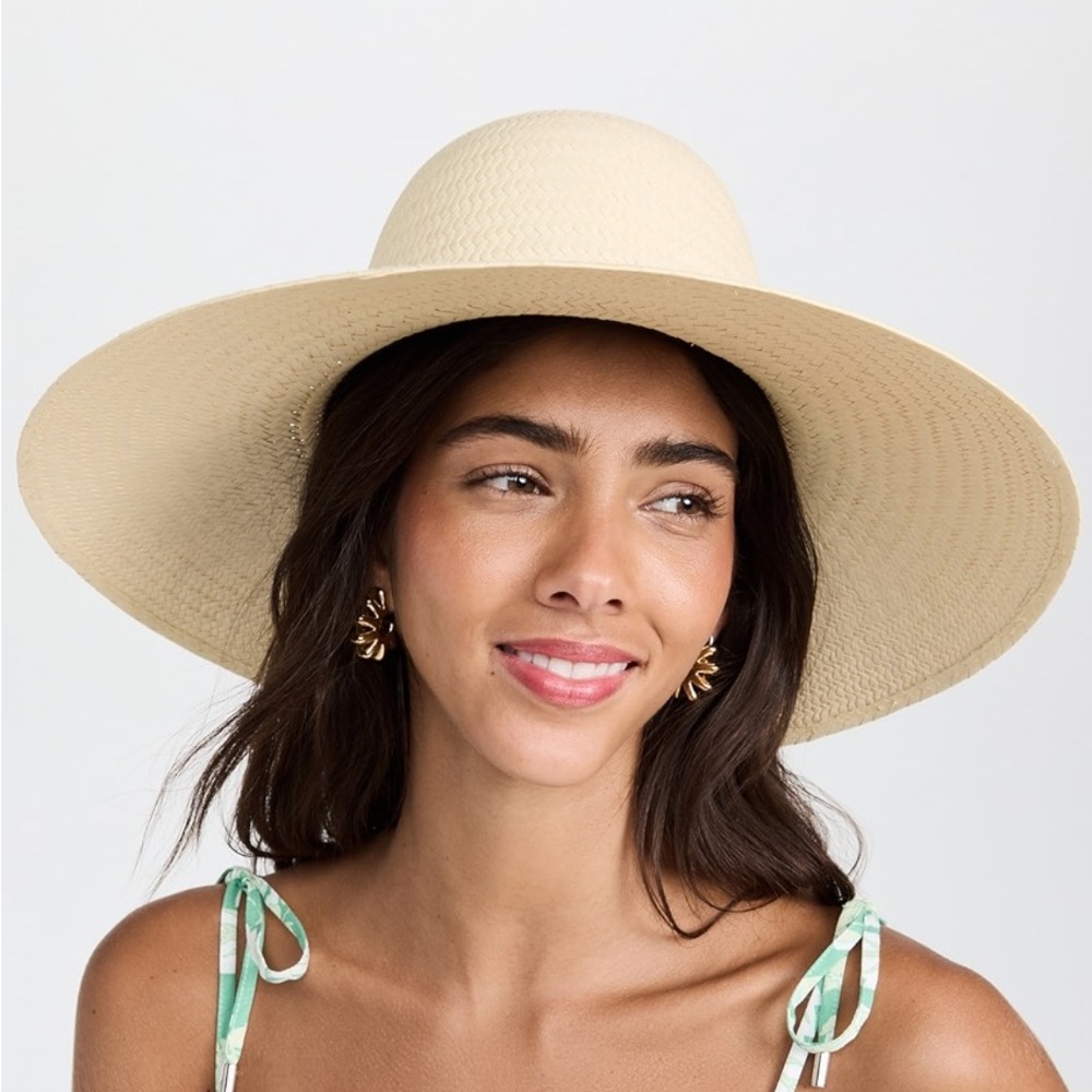 NWT Brixton Woven Straw Hat